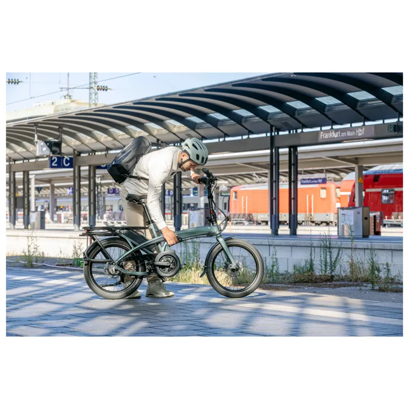 Tern Vektron P5i Gen4  Electric Folding Bike in Urban Verdant Green -10