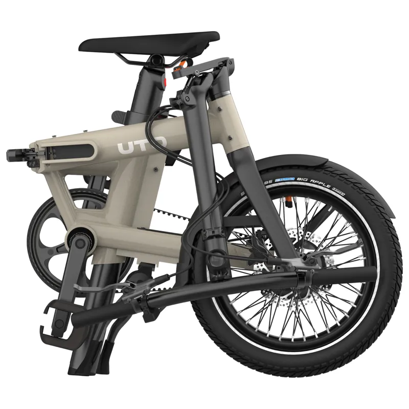 UTO Morning PRO16 Electric Folding Bike in Satin Taupe-1
