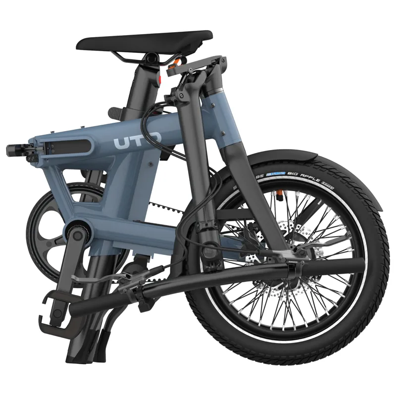 UTO Morning PRO16 Electric Folding Bike in Mineral Blue-1