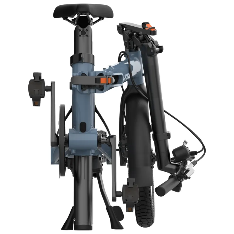 UTO Morning PRO16 Electric Folding Bike in Mineral Blue-2