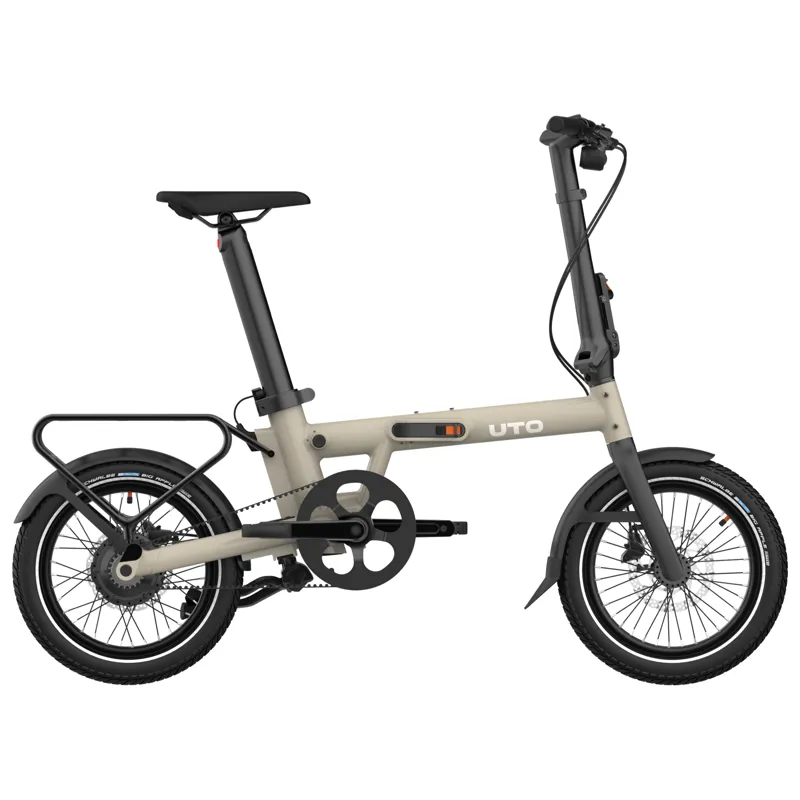 UTO Morning PRO16 Electric Folding Bike in Satin Taupe