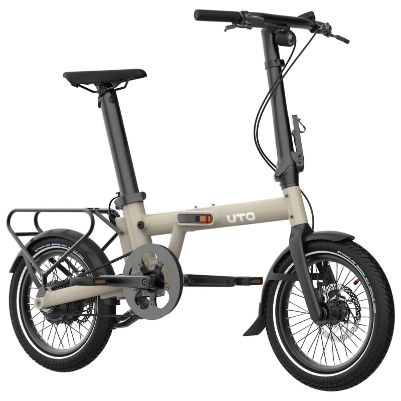 UTO Morning PRO16 Electric Folding Bike in Satin Taupe-3