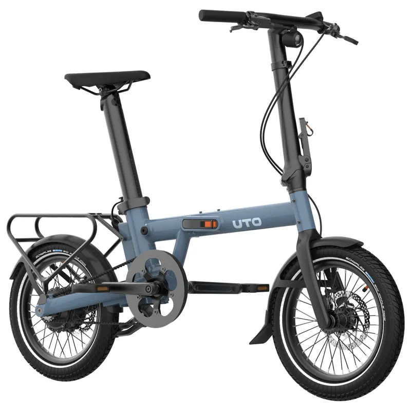 UTO Morning PRO16 Electric Folding Bike in Mineral Blue-3