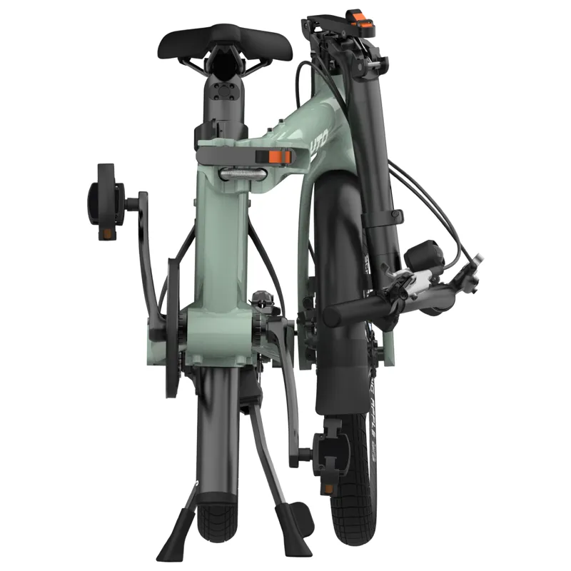UTO PRO20 V3 Electric Folding Bike in Smoked Green-3