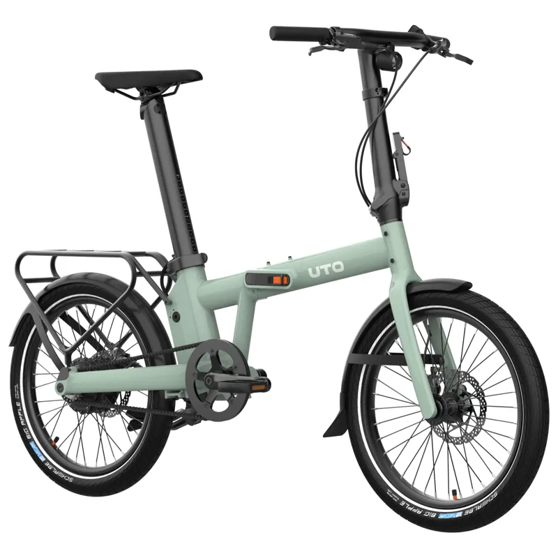 UTO PRO20 V3 Electric Folding Bike in Smoked Green-1