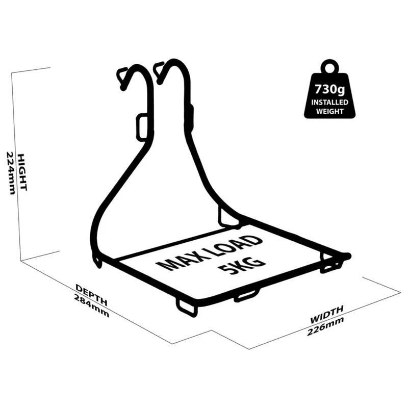 Wholegrain Cycles Jack-the-Rack Handlebar Front Rack in Black-4
