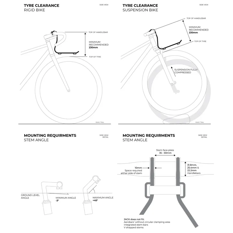 Wholegrain Cycles Jack-the-Rack Handlebar Front Rack in Silver-5