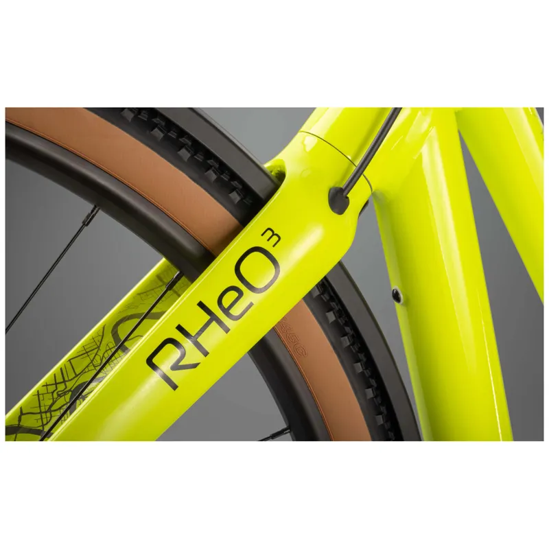 Whyte Bikes RheO 3 Electric City and Leisure Bike in Gloss Lime-4
