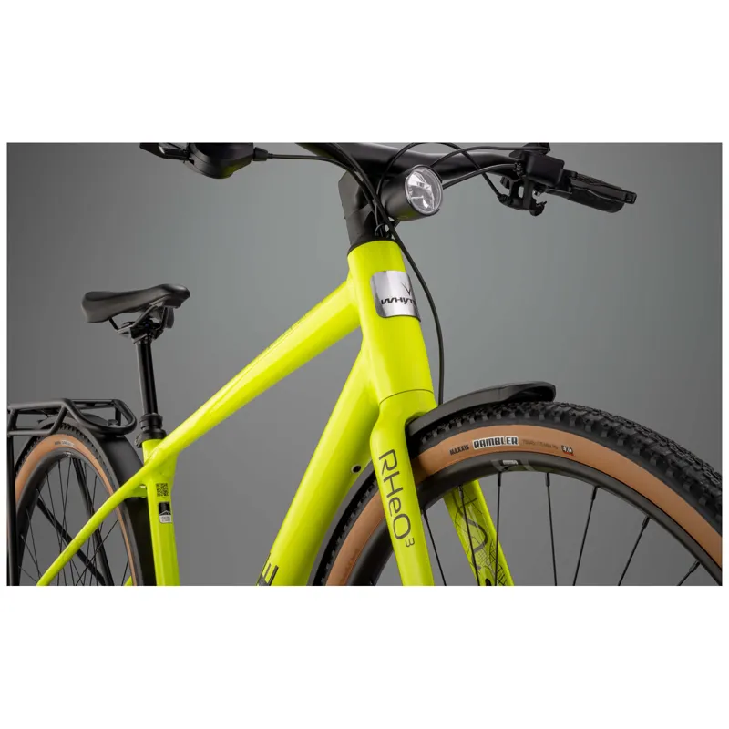 Whyte Bikes RheO 3 Electric City and Leisure Bike in Gloss Lime-12
