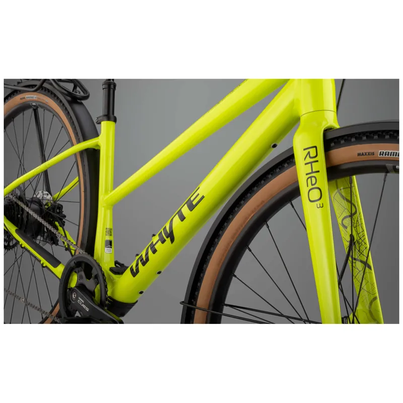 Whyte Bikes RheO 3 ST Electric City and Leisure Bike in Gloss Lime-6