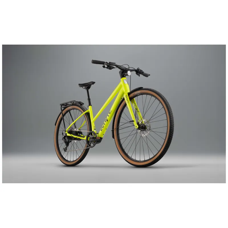 Whyte Bikes RheO 3 ST Electric City and Leisure Bike in Gloss Lime-1