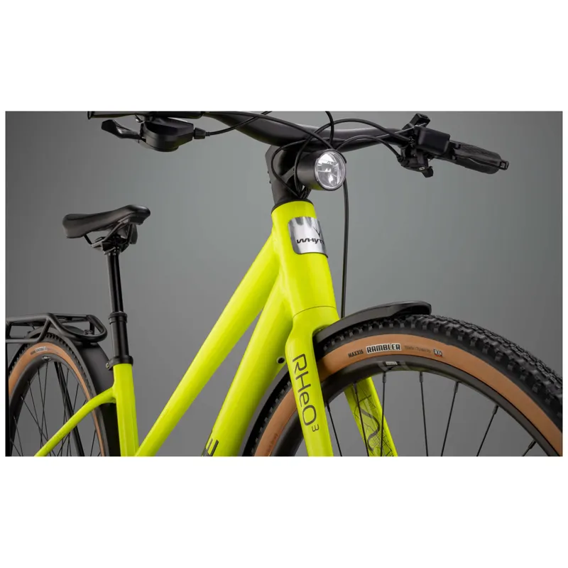Whyte Bikes RheO 3 ST Electric City and Leisure Bike in Gloss Lime-11