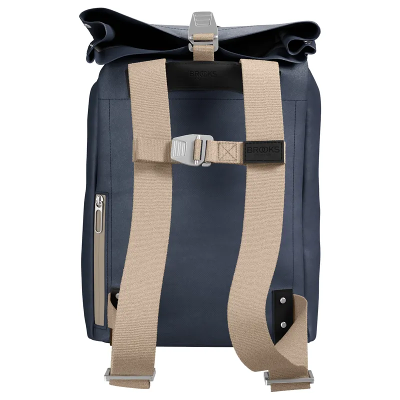 Brooks England Pickwick Cotton Canvas Cycling Back Pack Blue Black