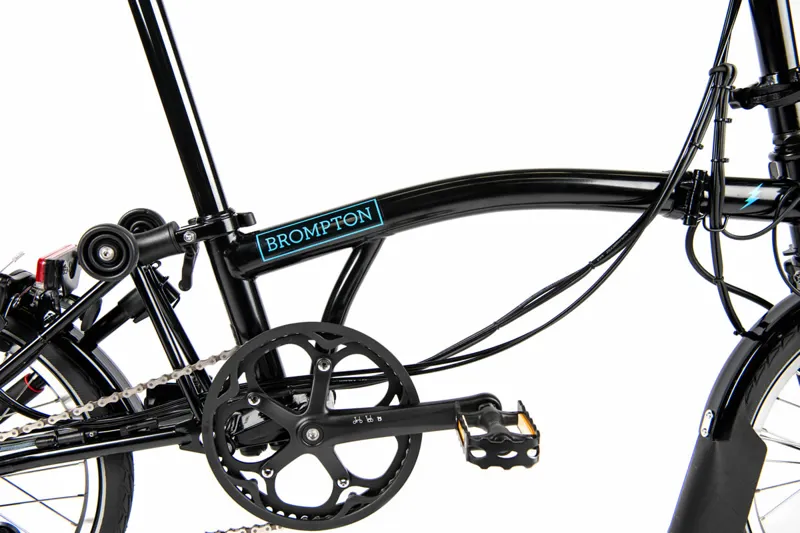 Brompton C Line Explore H6L Electric Folding Bike in Black-8