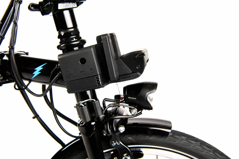 Brompton C Line Explore H6L Electric Folding Bike in Black-10