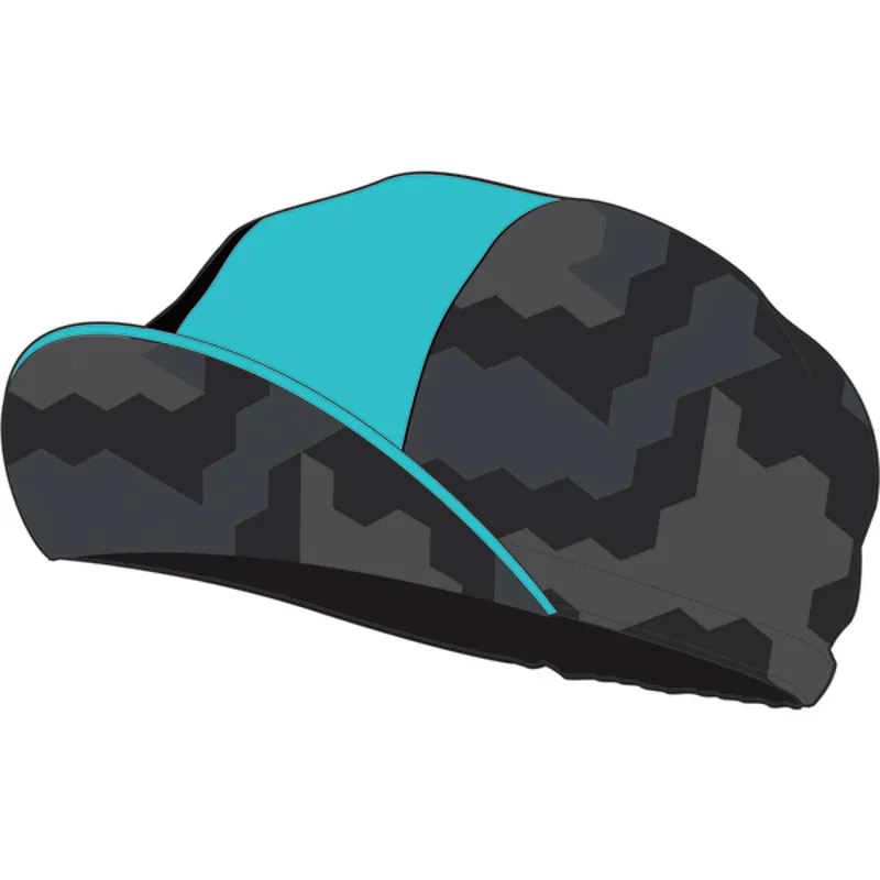 Madison Sportive Poly Cotton Cycling Cap in Hex Camo