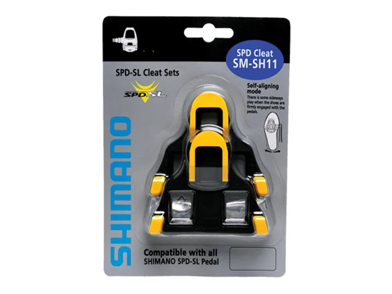 Shimano SPD SL Cleat with Float in Yellow-1