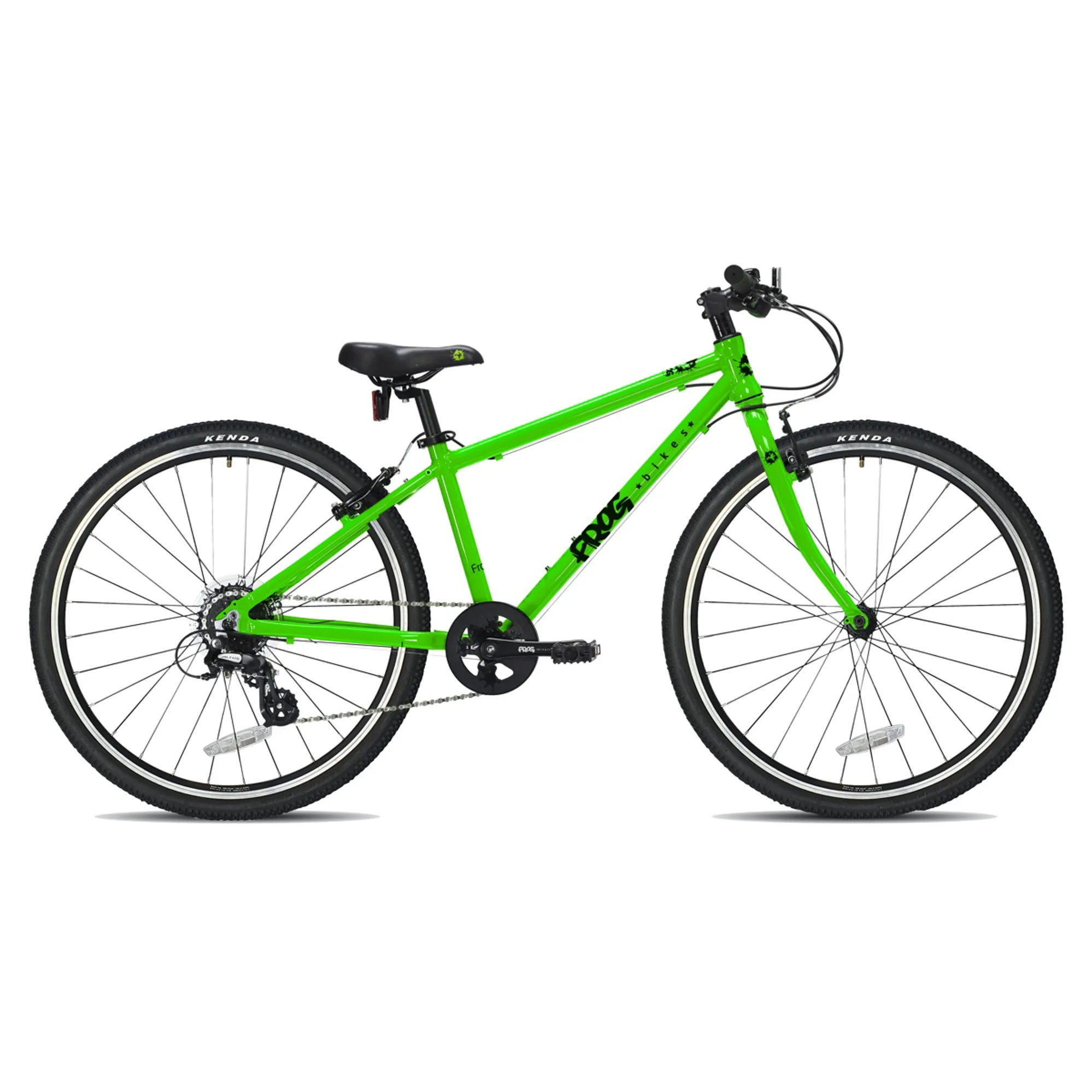 Frog 69 Hybrid Lightweight Kids Bike for Age 10-12 Years Green