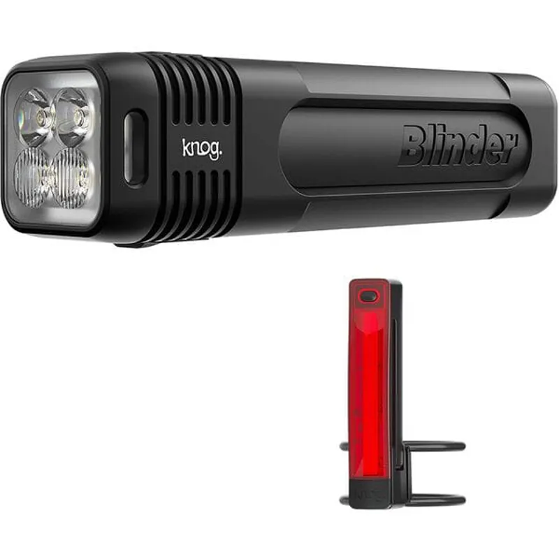 Knog Blinder Pro 600 Front and  Plus 20 Rear Twin Light Set