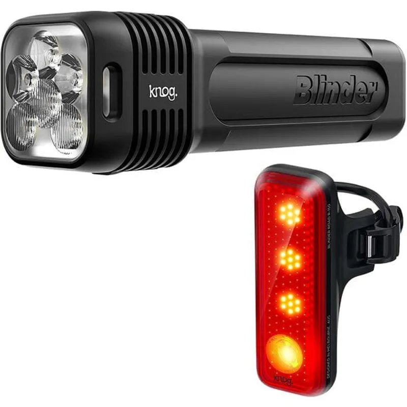 Knog Blinder Pro 1300 Front and  R150 Rear Twin Light Set