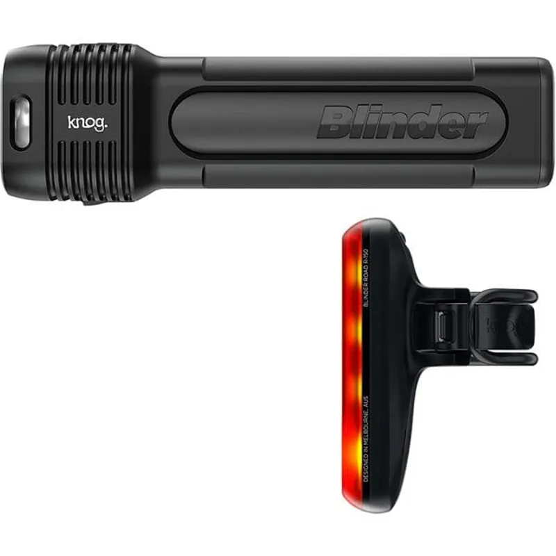 Knog Blinder Pro 1300 Front and  R150 Rear Twin Light Set-2