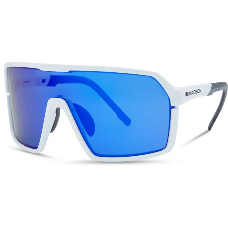 Madison Crypto Sunglasses - Black Frame - Blue / Amber / Clear Lens