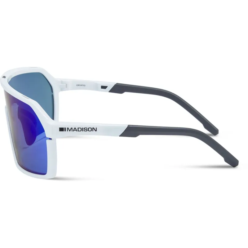Madison Crypto Sunglasses - Black Frame - Blue / Amber / Clear Lens-6