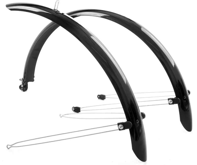 M:Part 20 inch x 60mm Width Full Length Commute Mudguards in Black