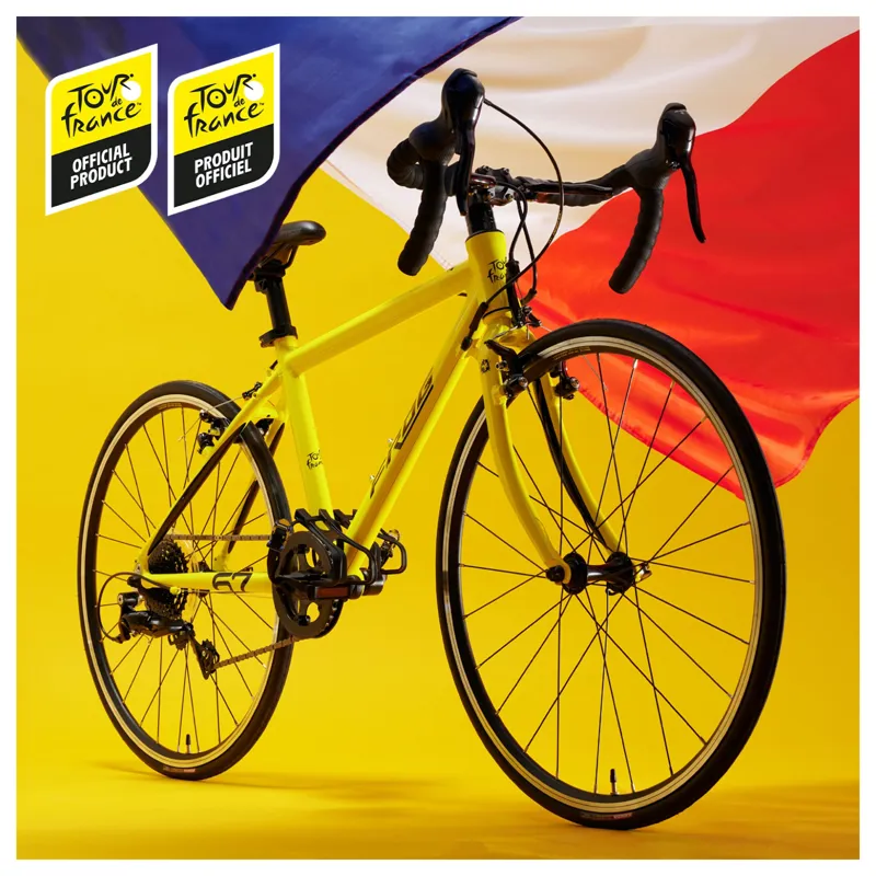 Frog 67 Kids Road Gravel Bike for Age 8-10 Years Tour de France Yellow-12