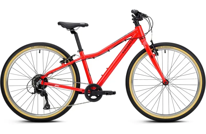 Ridgeback Dimension 24 Kids Bike for Age 8 to 12 Years in Racer Red