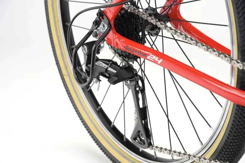 Ridgeback Dimension 24 Kids Bike for Age 8 to 12 Years in Racer Red-5