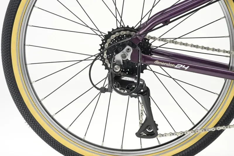 Ridgeback Dimension 24 Kids Bike for Age 8 to 12 Years Vanquish Violet-7