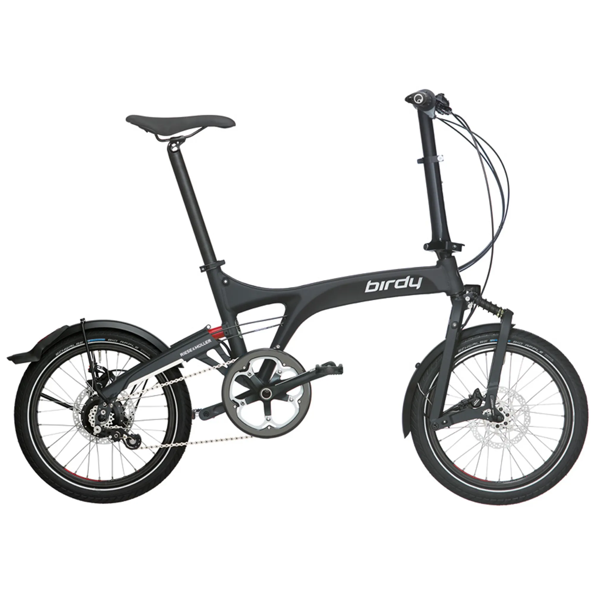 Riese und Muller Birdy Rohloff Folding Bike in Matt Graphite