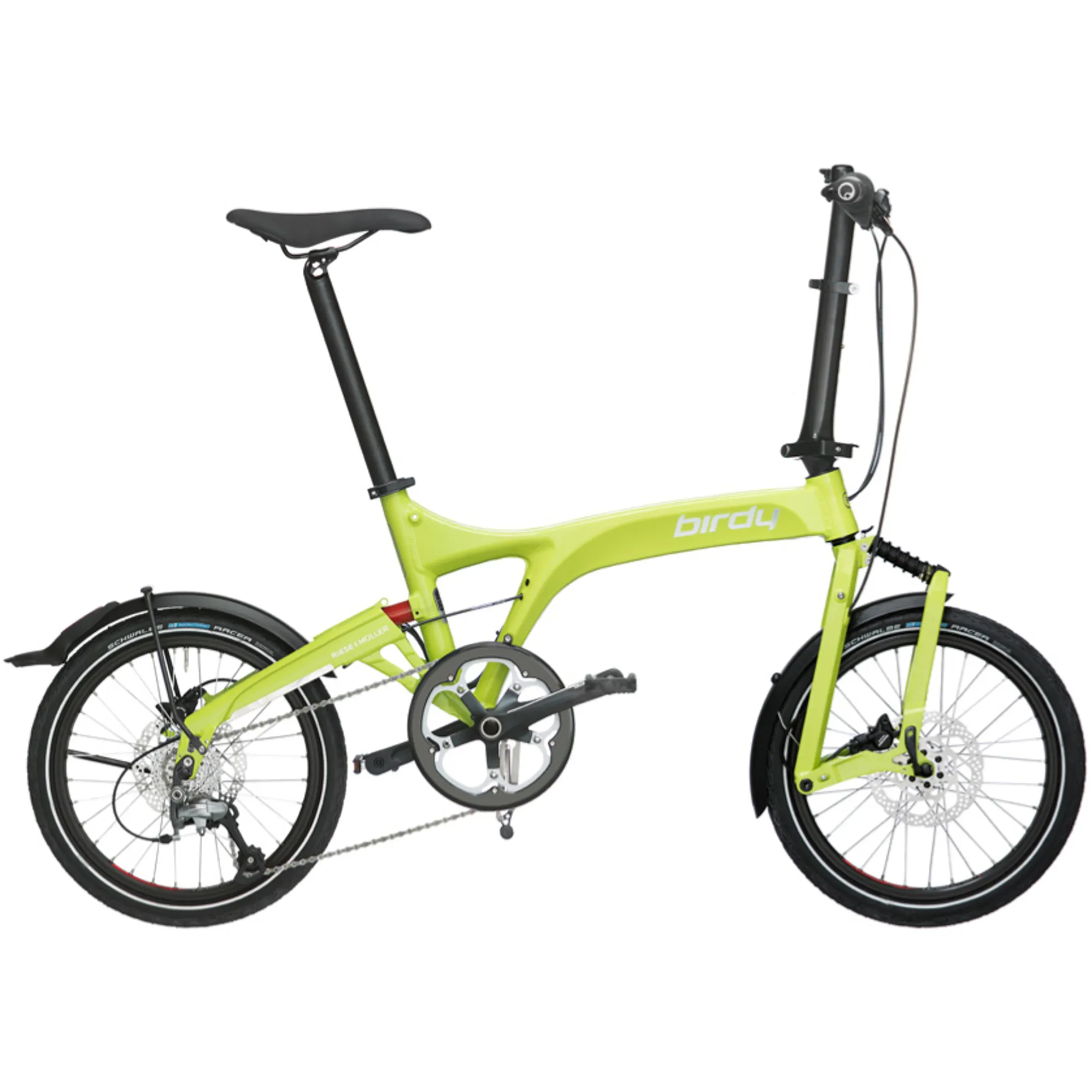 Riese und Muller Birdy Speed Full Suspension Folding Bike Lime