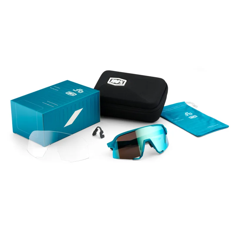 100 Percent S3 Mirror Blue Lens Peter Sagan LE Sunglasses in Blue-4
