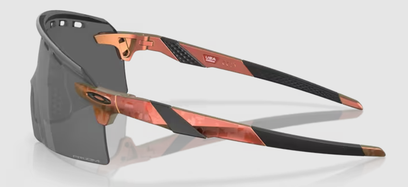 Oakley Encoder Strike Vented - Matte Red/Gold Colorshift LENS: Prizm Black-1