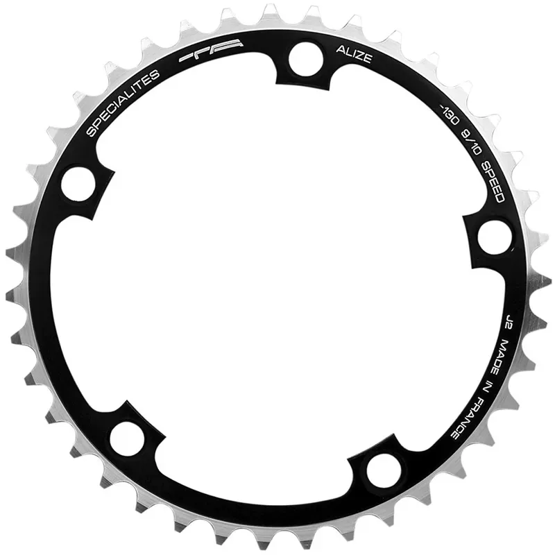 T.A.Specialites Alize Chainring 130pcd for 9/10/ 11 speed Black-2