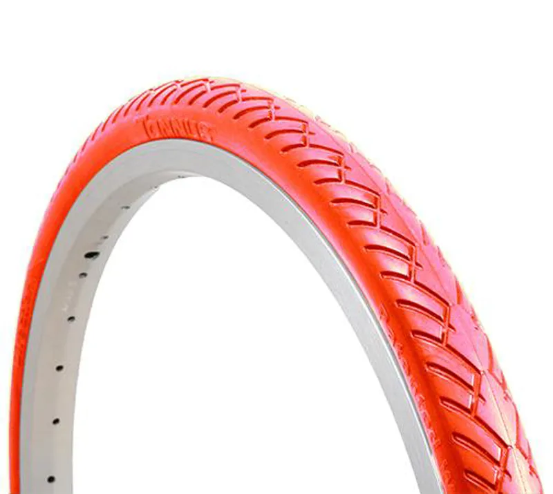 Tannus Airless Tyre Red 16 x 1.25 Brompton