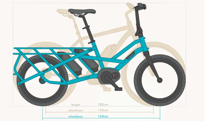 Tern GSD S10 Compact Utility Electric Bike Bike Beetle Blue-4