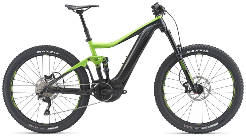 2019 Giant Trance E+ 3 Pro 25km Mens FS Electric Mountain Bike in Green