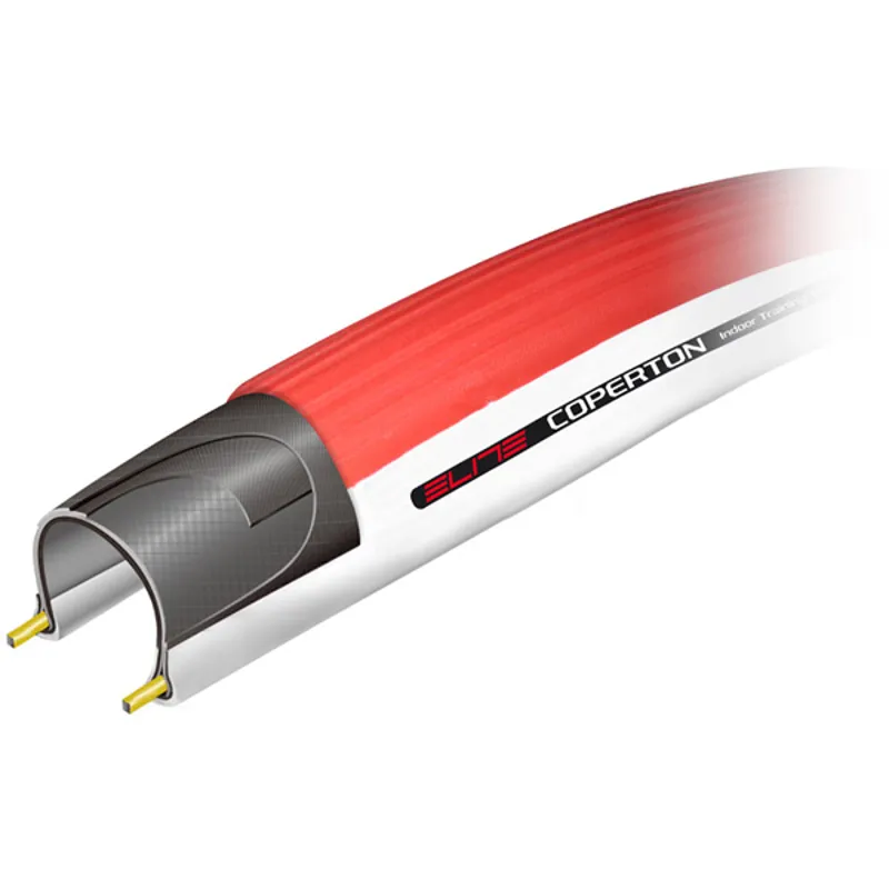 Elite Coperton 700x25 Indoor Trainer Tyre in Red