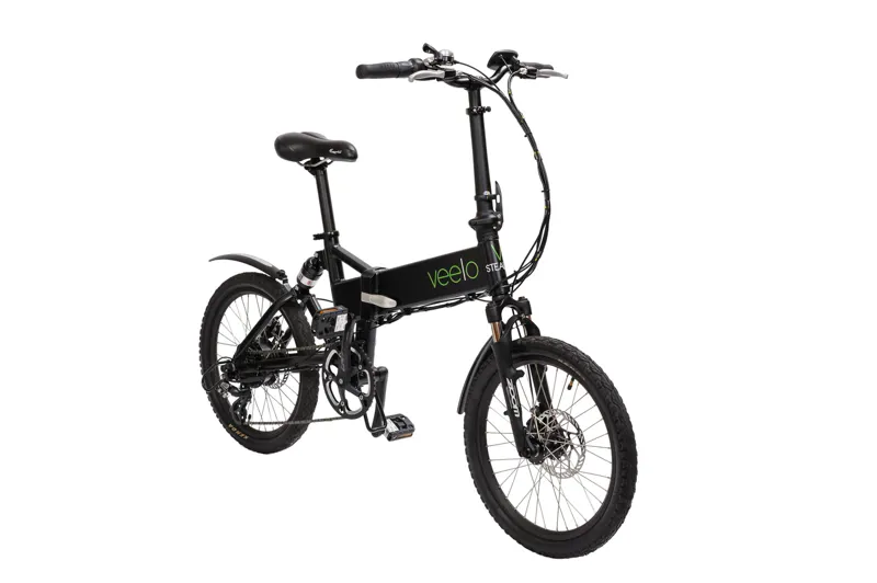 Veelo Folding Suspension Electric bike in Black