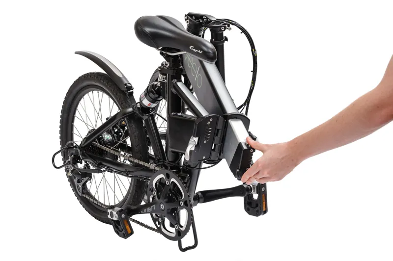 Veelo Folding Suspension Electric bike in Black